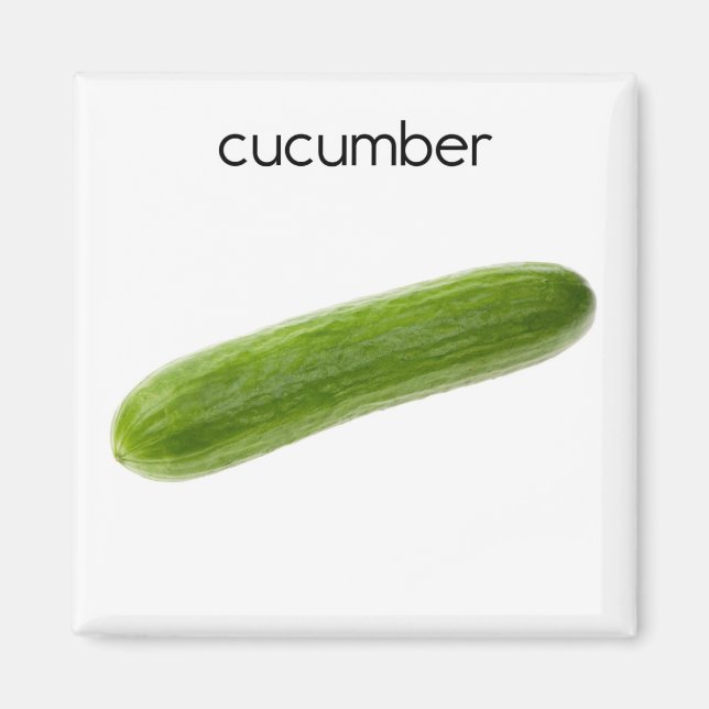 Imán Cucumber Refrigerator Magnet (Frente)