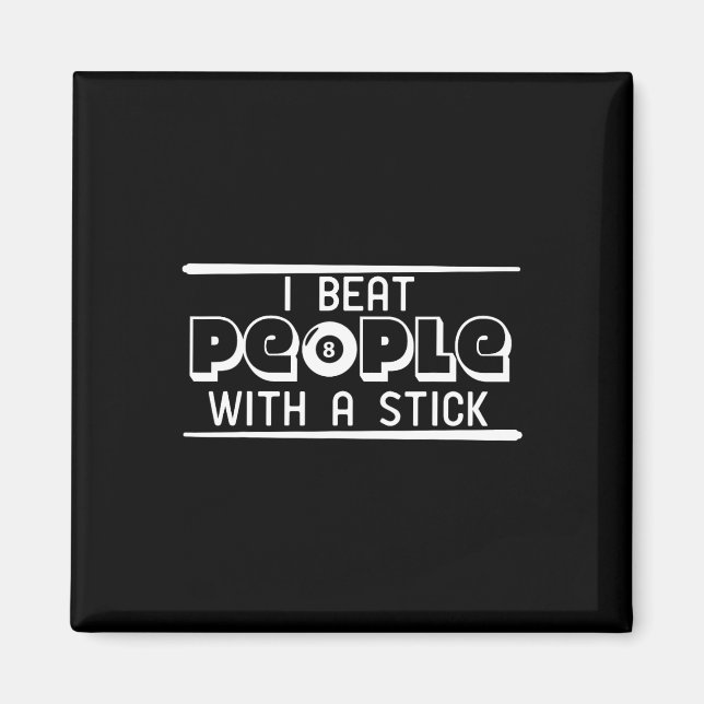 Imán Cue Stick Snooker Bar Table Billiards Rack Chalak  (Frente)