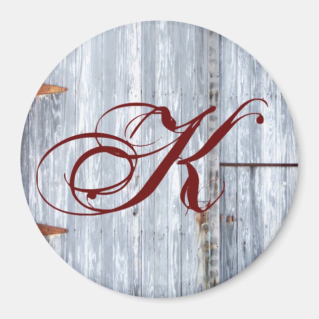 Imán Cuello de entrada de madera de lavado blanco impre (Frente)