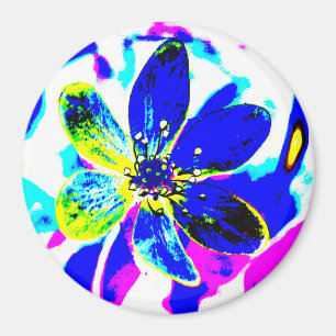 Imán cuenca anémica azul