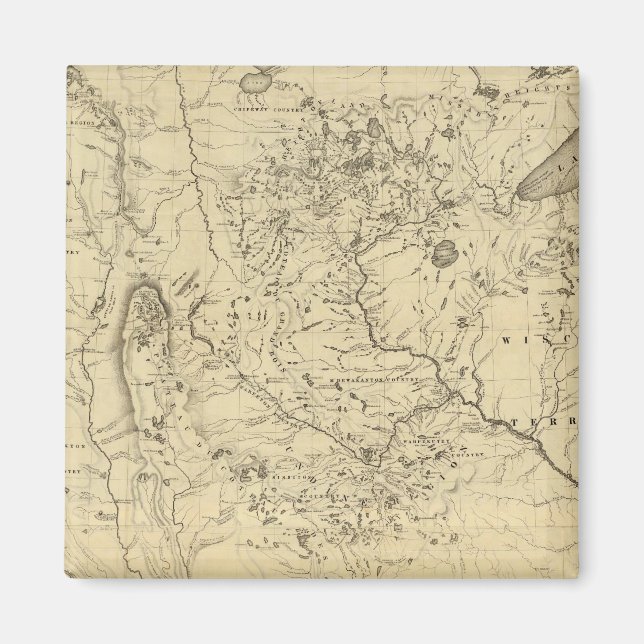 Imán Cuenca hidrográfica del río Misisipi (Frente)