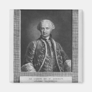 Imán Cuenta de St Germain, alquimista famoso, 1783