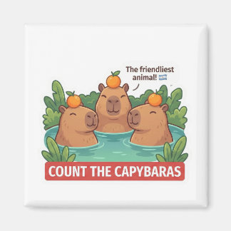 Imán Cuenta los Carpinchos Búsqueda del Mundo Animal pa