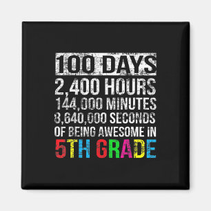 Imán Cuenta regresiva de 100 días de regalo escolar T