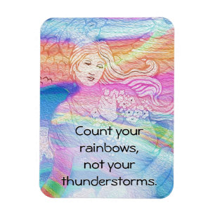 Imán Cuente sus arco iris, no sus tempestades de