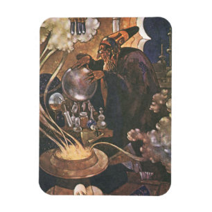 Imán Cuento de Hadas Antiguo, Aladdín y la Lámpara Mági