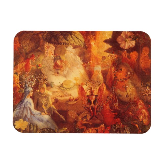 Imán Cuento de Hadas Antiguo La Robin Cautiva de Fitzge (Horizontal)