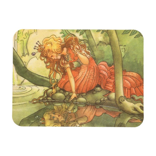 Imán Cuento de Hadas Antiguo, Princesa del Príncipe Ran (Horizontal)