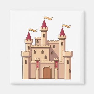 Imán Cuento de hadas Castillo Real Medieval Princesa