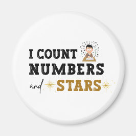 Imán Cuento números y estrellas - Contador