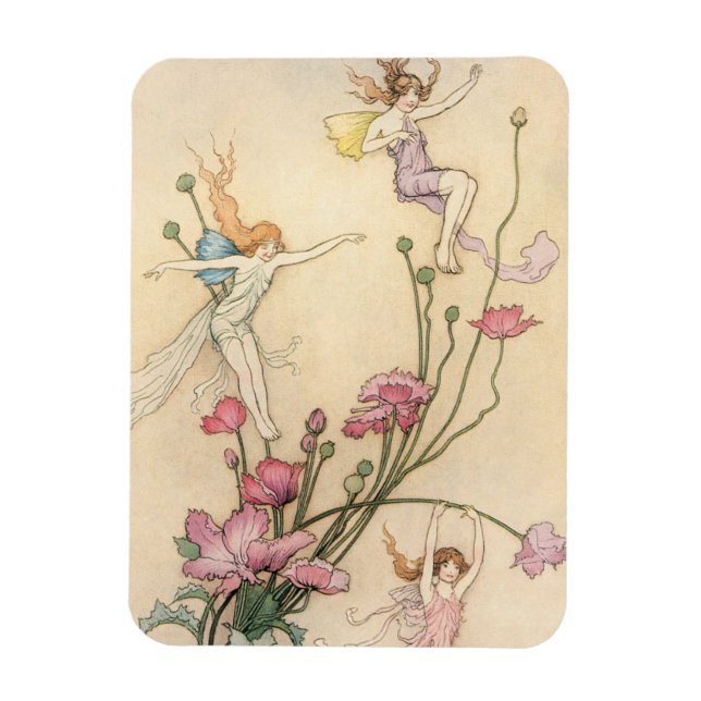 Imán Cuentos de Hadas Antiguos, Tres Espíritus Llenos d (Vertical)