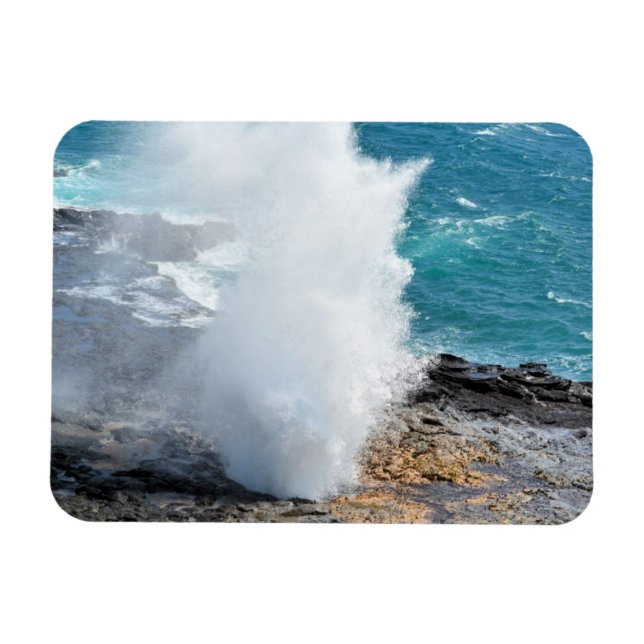 Imán Cuerno de deletreo en Kauai, Hawái (Horizontal)