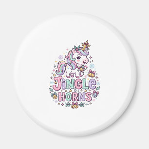 Imán Cuernos de Jingle de Unicornio Ropa Encantadora Gr