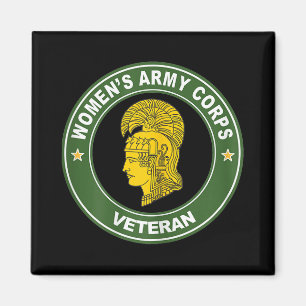 Imán Cuerpo de Mujeres del Ejército Veteranas Camisas C