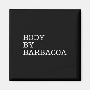 Imán Cuerpo Por Byrbycoa - Comida Mexicana Funny Bbq