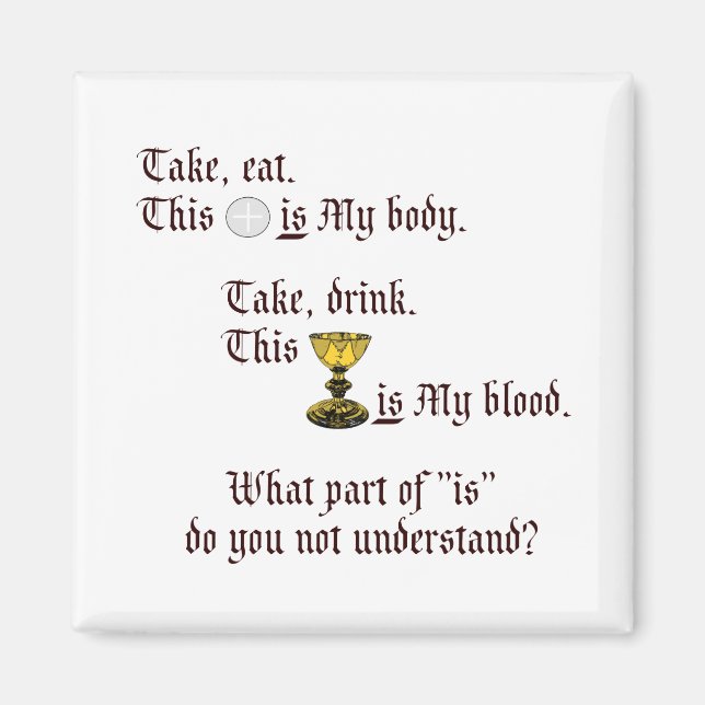 Imán Cuerpo y sangre (Frente)