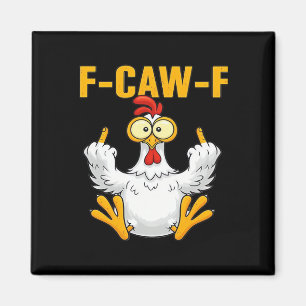 Imán Cuervo F-Caw-F Humor Divertido Gótico