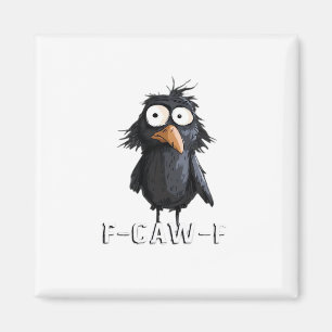 Imán Cuervo, F-Caw-F Pájaro Divertido F-Caw-F Vaca Humo
