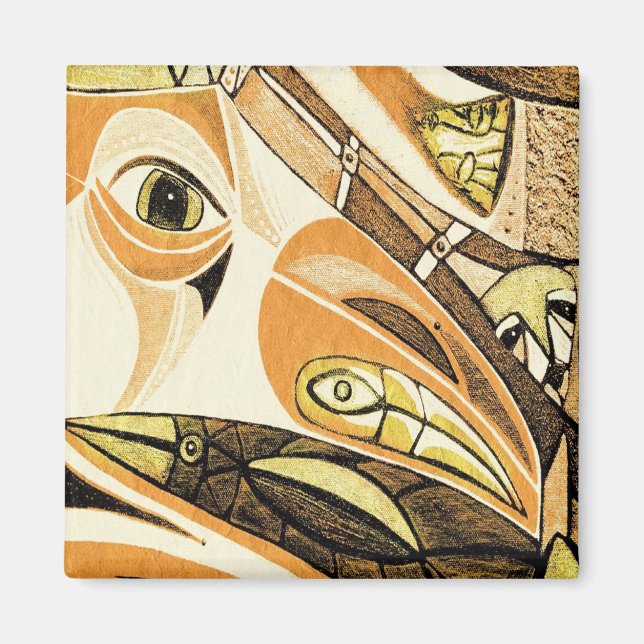 Imán cuervo indio por gregory gallo (Frente)