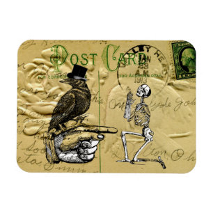 Imán Cuervo y esqueleto