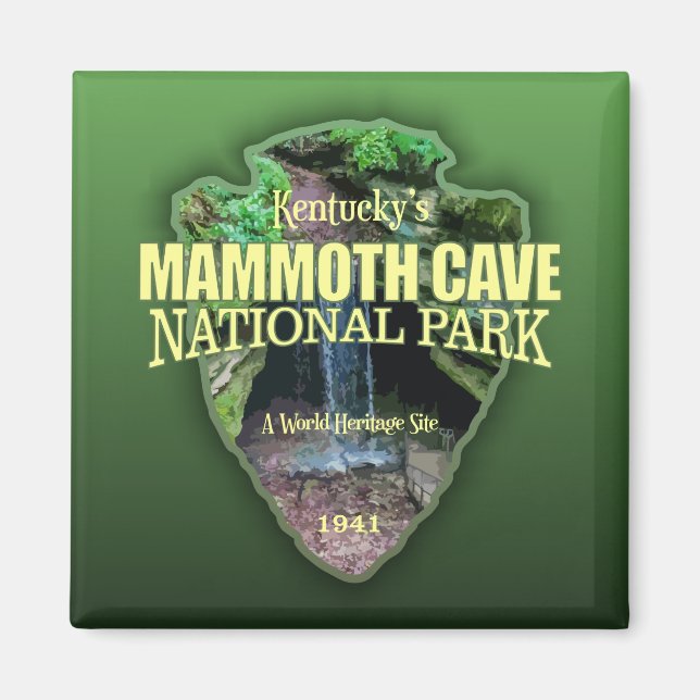 Imán Cueva Mammoth (punta de flecha) (Frente)