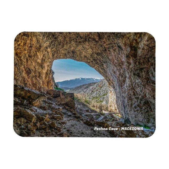 Imán Cueva Peshna - Magnet MACEDONIA (Horizontal)