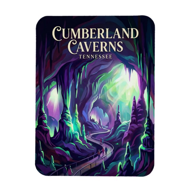 Imán Cuevas de Cumberland Tennessee (Vertical)