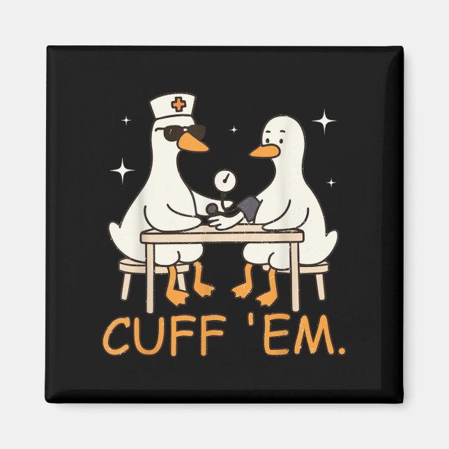 Imán Cuff Em Enfermera De Goose Graciosa Cosa Cosa De E (Frente)