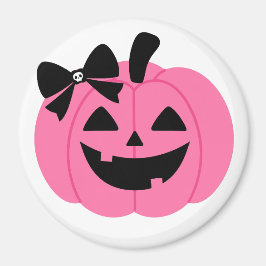 Imán Cuidada calabaza rosa Halloween Magnet