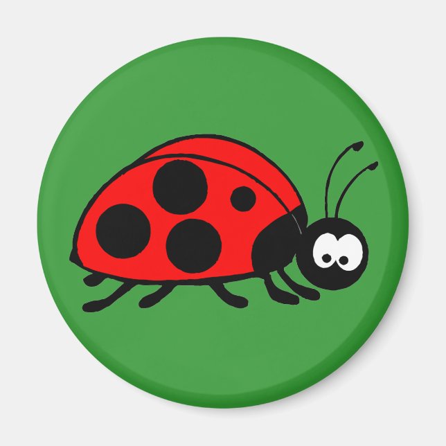 Imán Cuidada ladybug (Frente)