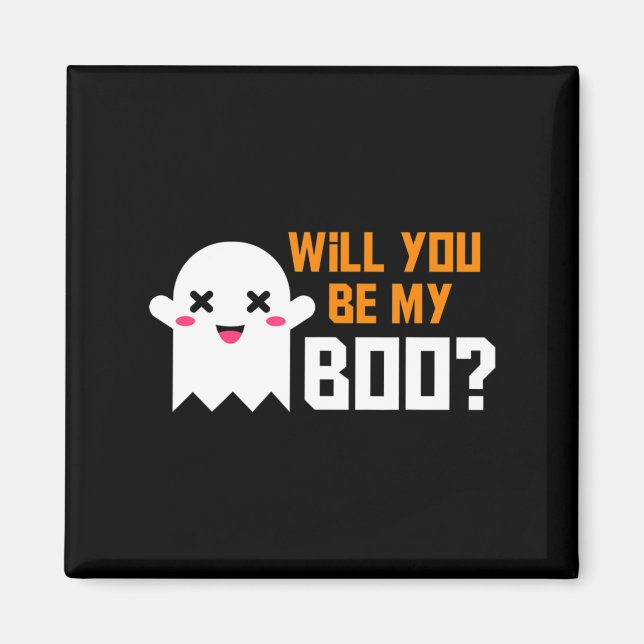 Imán ¡Cuidada Serás Mi Fantasma De Boo Halloween! Parte (Frente)
