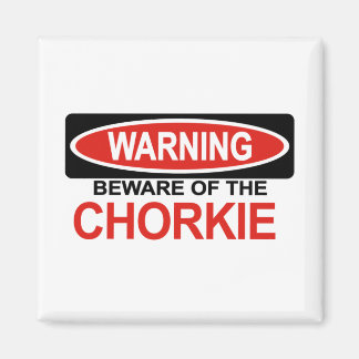 Imán Cuidado Con Chorkie