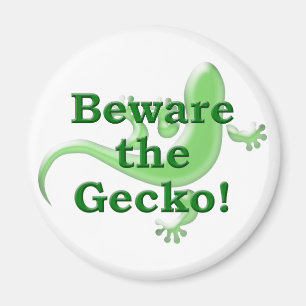 Imán ¡Cuidado con el Gecko!