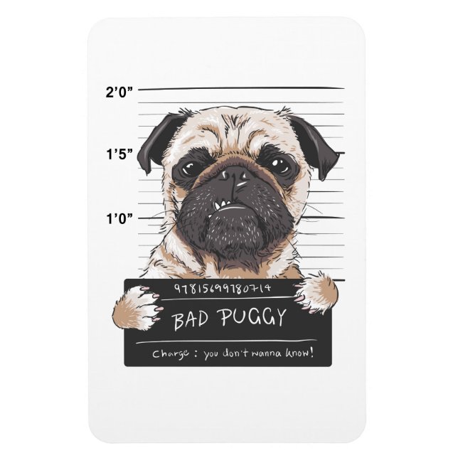 Imán Cuidado con el perro (Vertical)