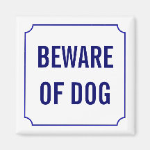 Cuidado con el Rótulo de perro