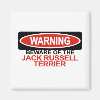 Imán Cuidado Con Jack Russell Terrier