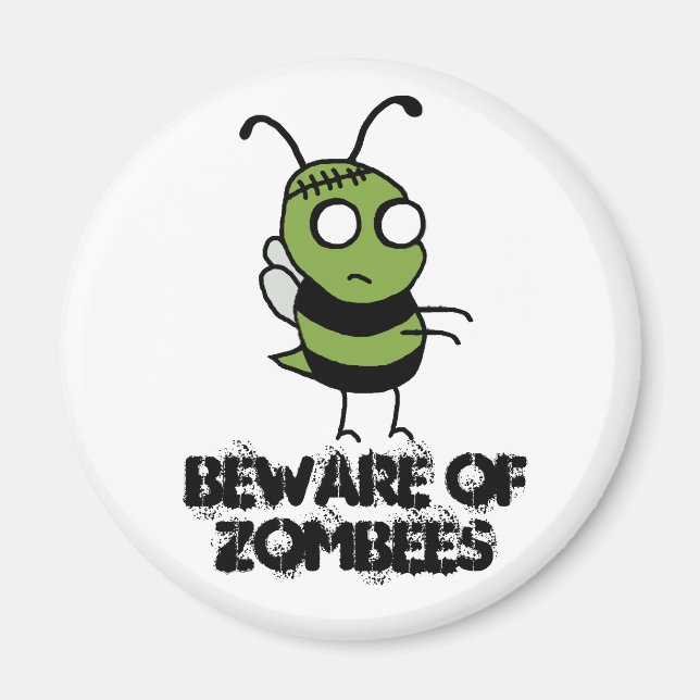 Imán Cuidado con Zombees Magnet (Frente)