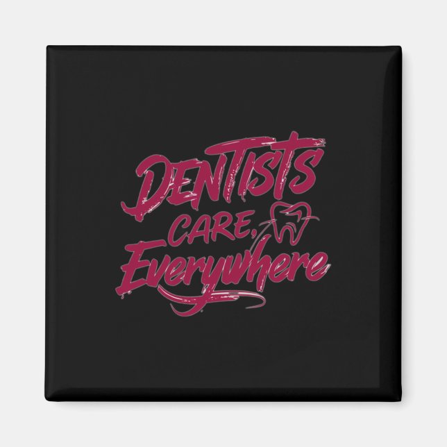 Imán Cuidado de los dentistas (Frente)