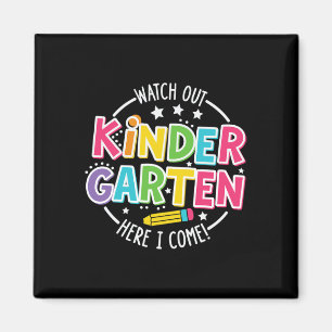 Imán Cuidado jardín de infantes aquí vengo Kinder de vu