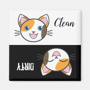 Imán Cuidado Personalizado Kitty Deslavavajillas Magnet