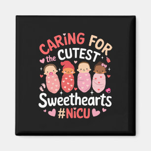 Imán Cuidado Retro para los más dulces amorcitos Nicu V