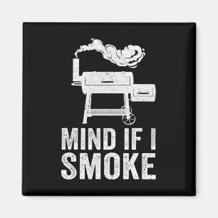 Imán Cuidado Si Fumo El Humo Funny Bbq Fumador