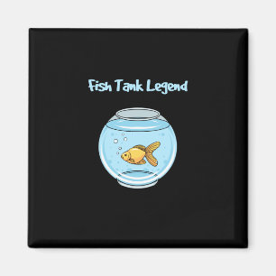 Imán Cuidador de acuario - Leyenda del tanque de pescad