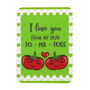 Imán Cuidados tomates Personalizados graciosos que te a