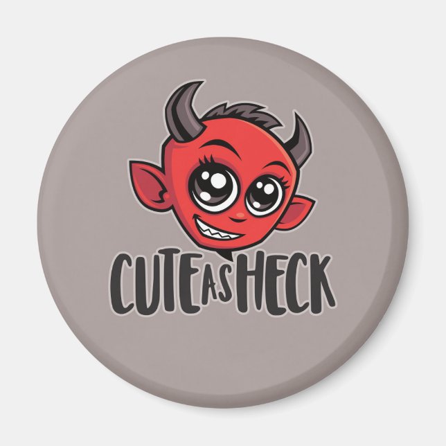 Imán Cuidar como el diablo (Frente)