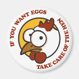 Imán Cuidar de la gallina 1