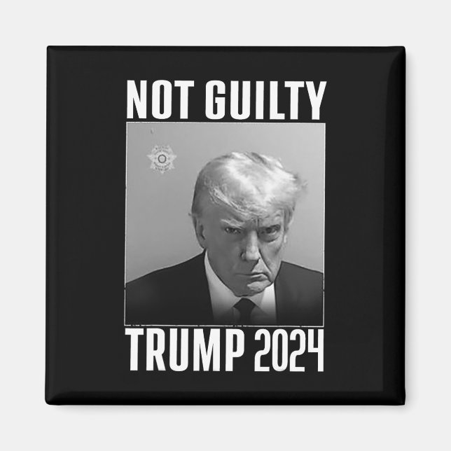 Imán Culpable de Trump 2024 No Más Votar 2024 Contra Tr (Frente)
