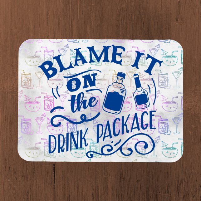 Imán Culpen a la puerta de crucero del paquete de bebid (Funny cruise door magnet)