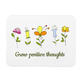 Imán Cultiva flores de pensamientos positivos  