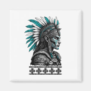 Imán Cultura azteca pueblo indígena maya